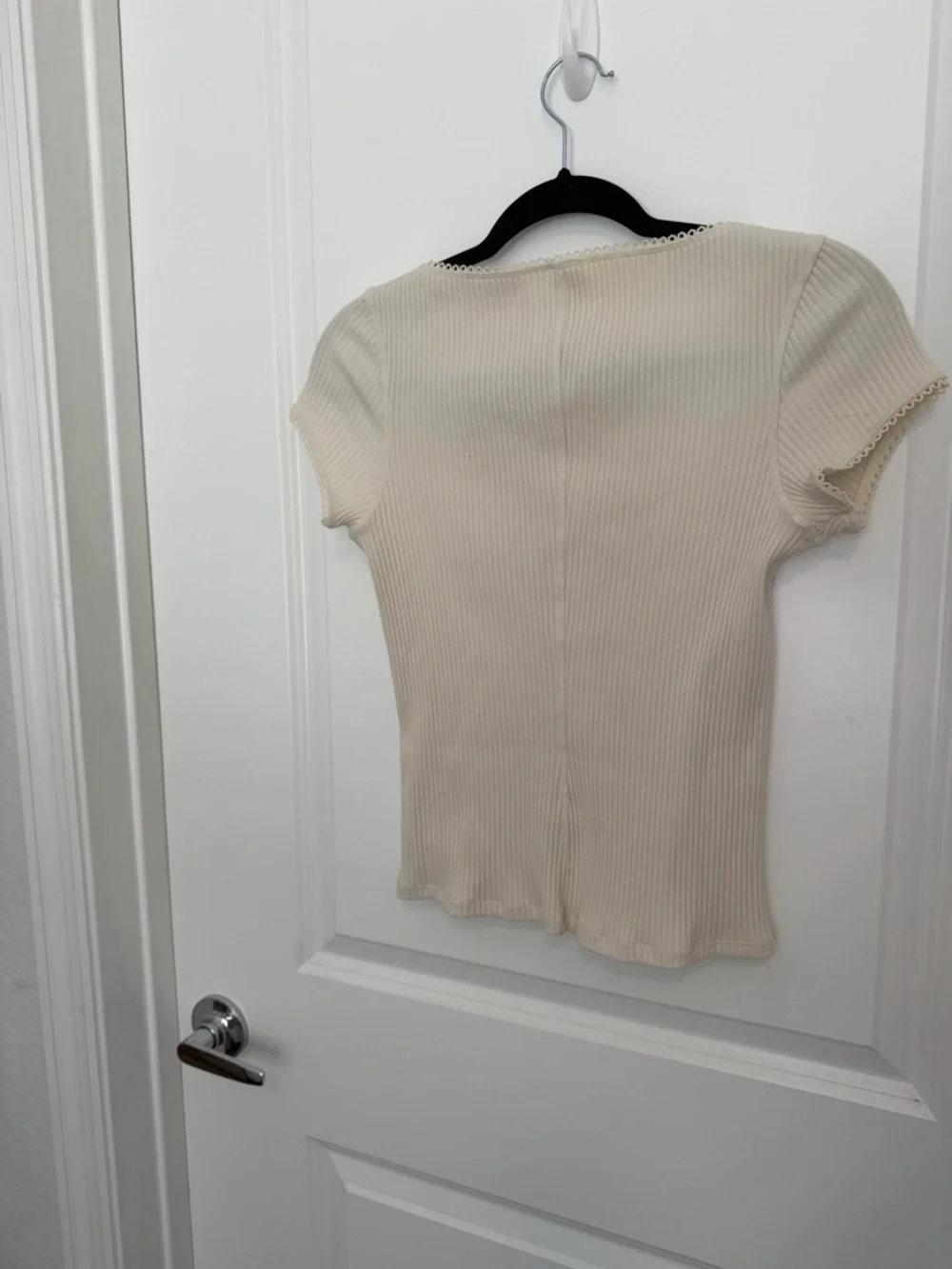 Free People Ribbed Button-Front Top - Picture 6 of 6